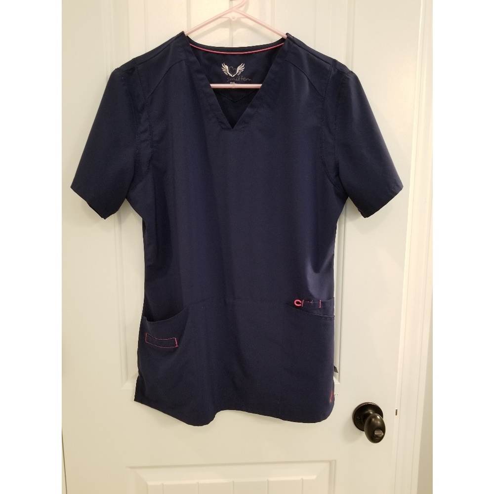 Smitten Scrub Top